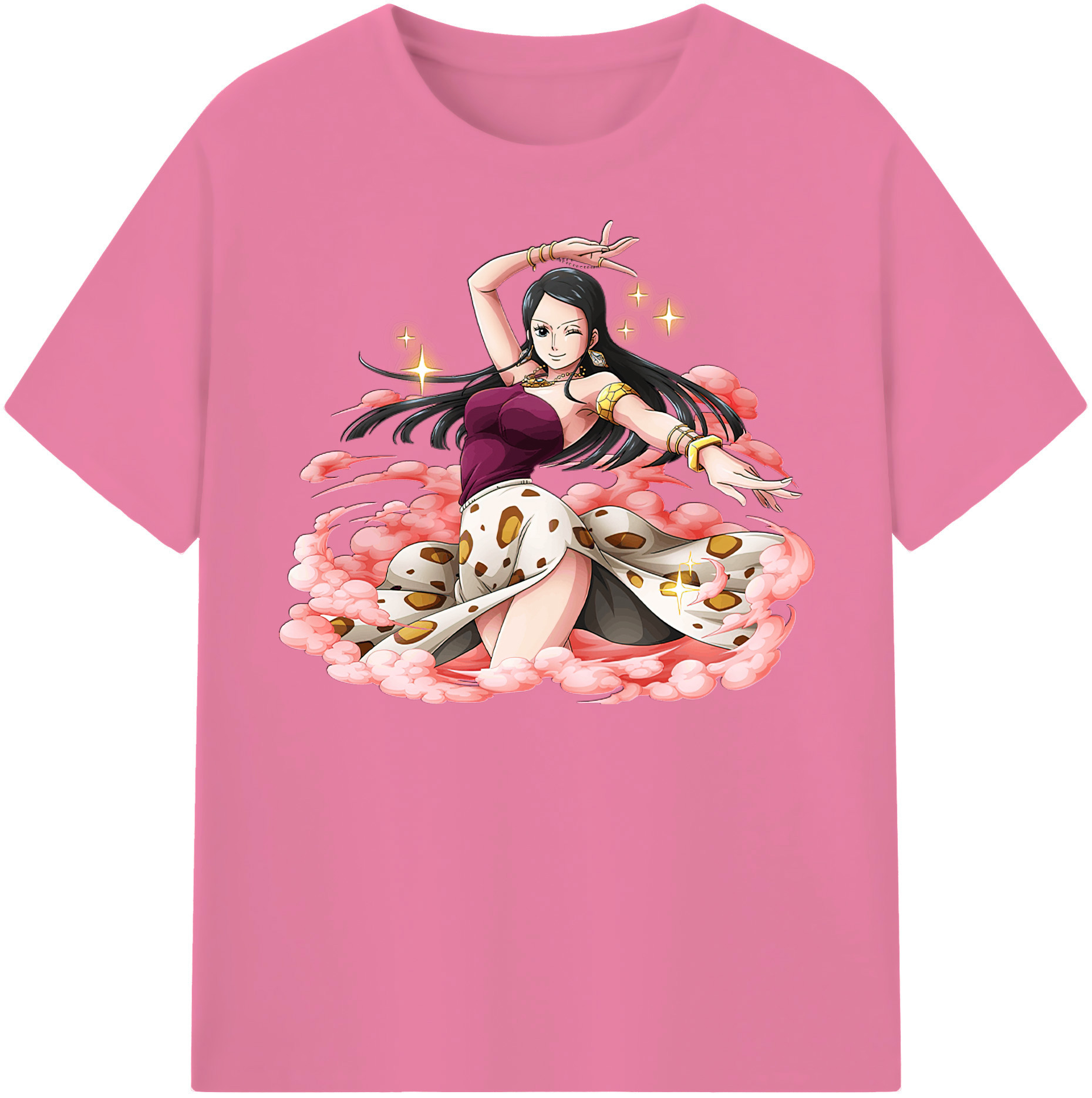 ワンピース ニコ・ロビン ONE PIECE Nico Robin 綿100％半袖Tシャツ（フロントプリント）